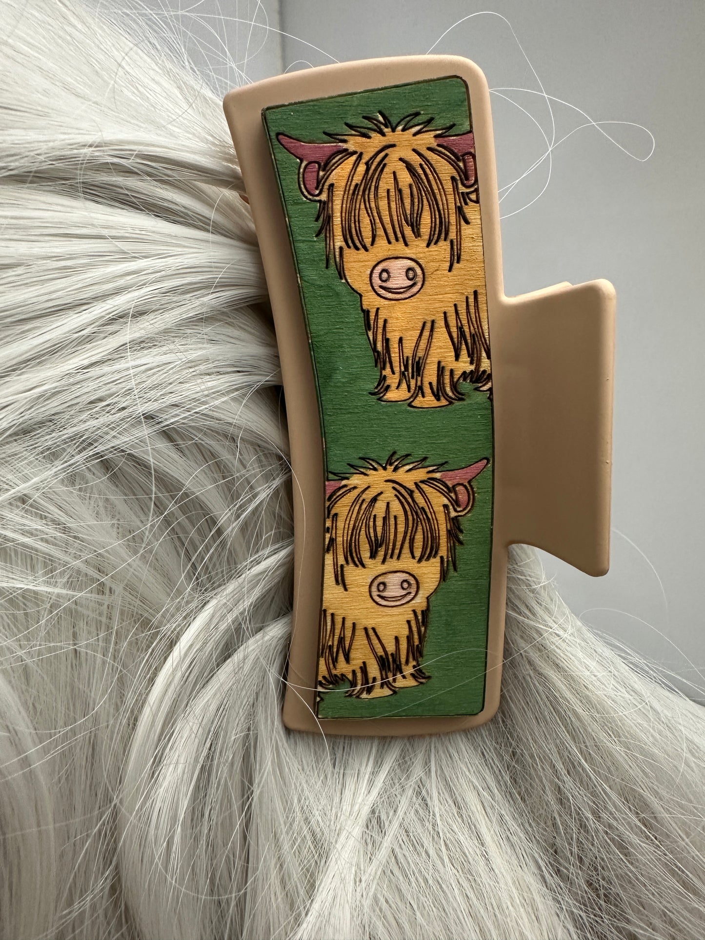 Highland Cow Hair Clip