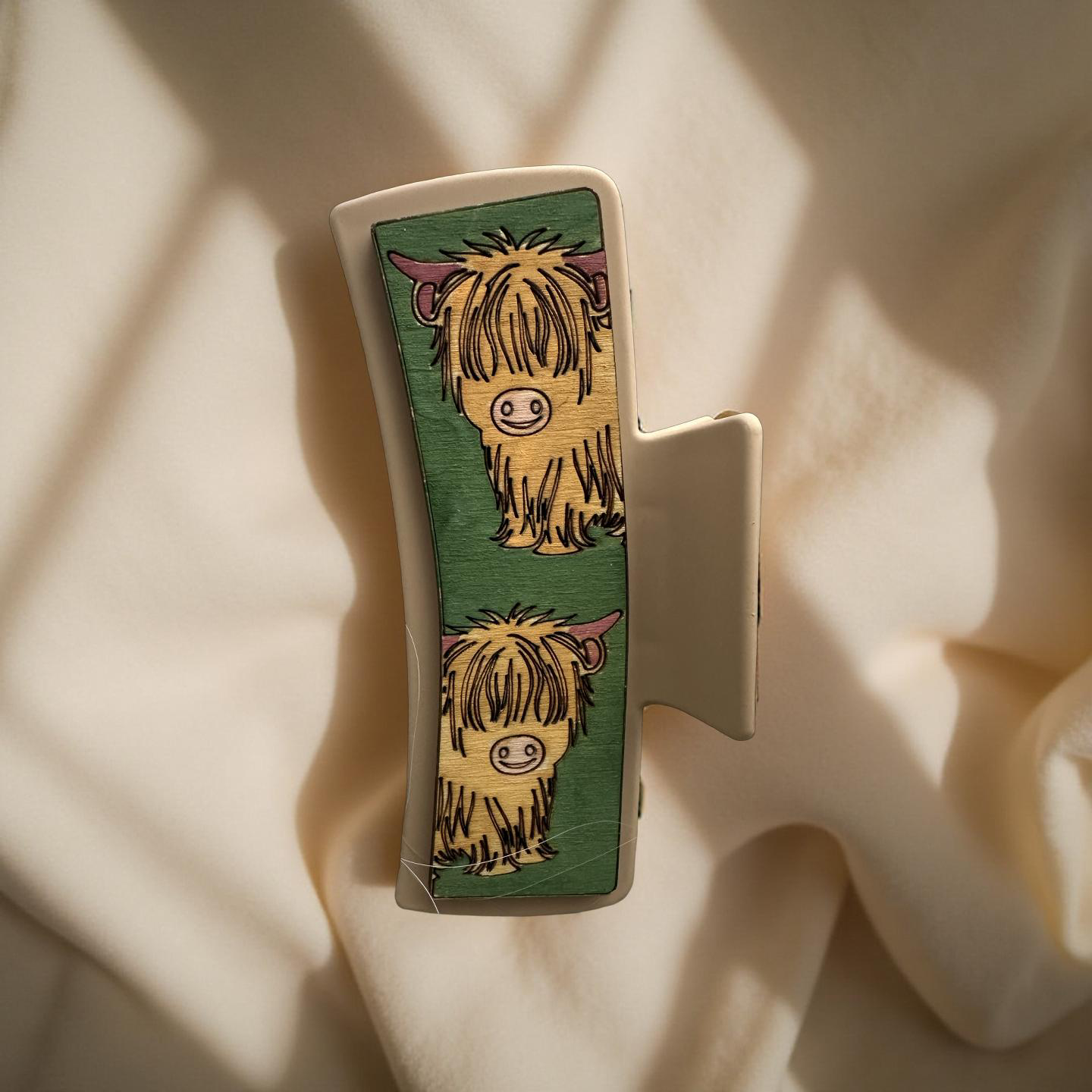 Highland Cow Hair Clip