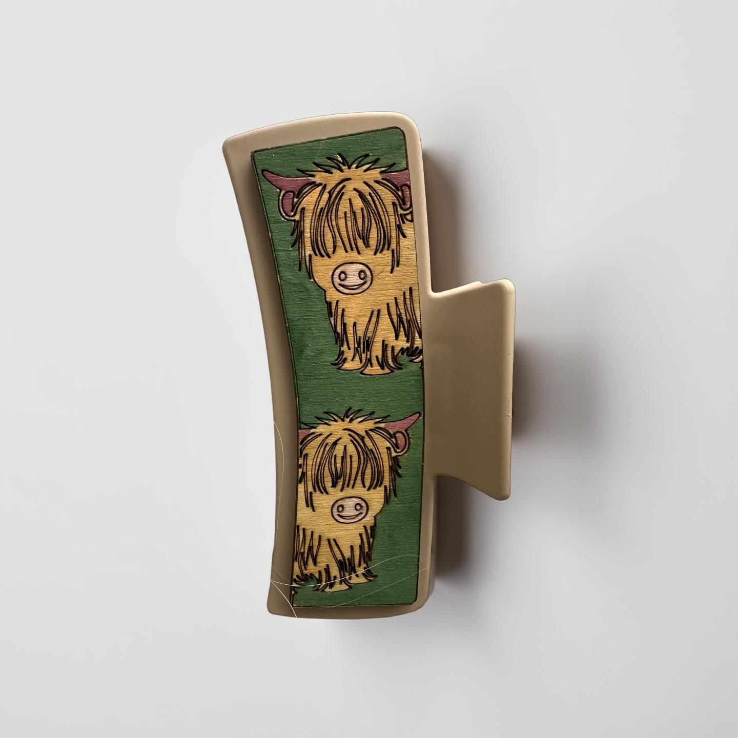 Highland Cow Hair Clip