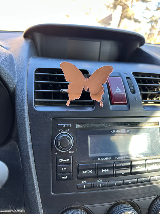 Mirrored Butterfly Car Air Freshener