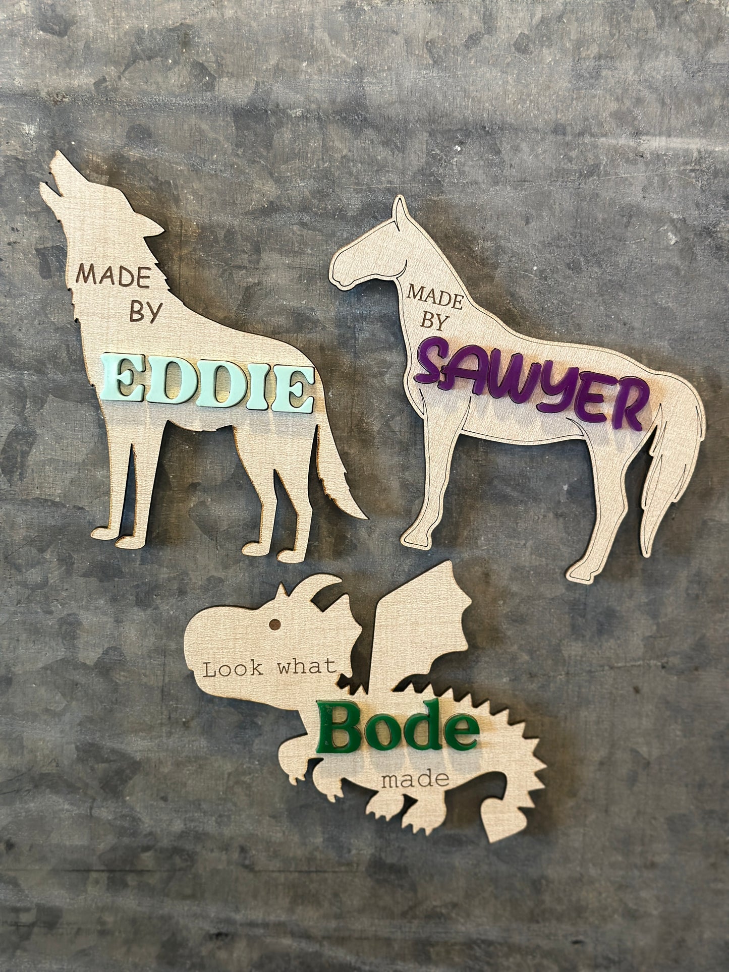 Howling Wolf Fridge Magnet