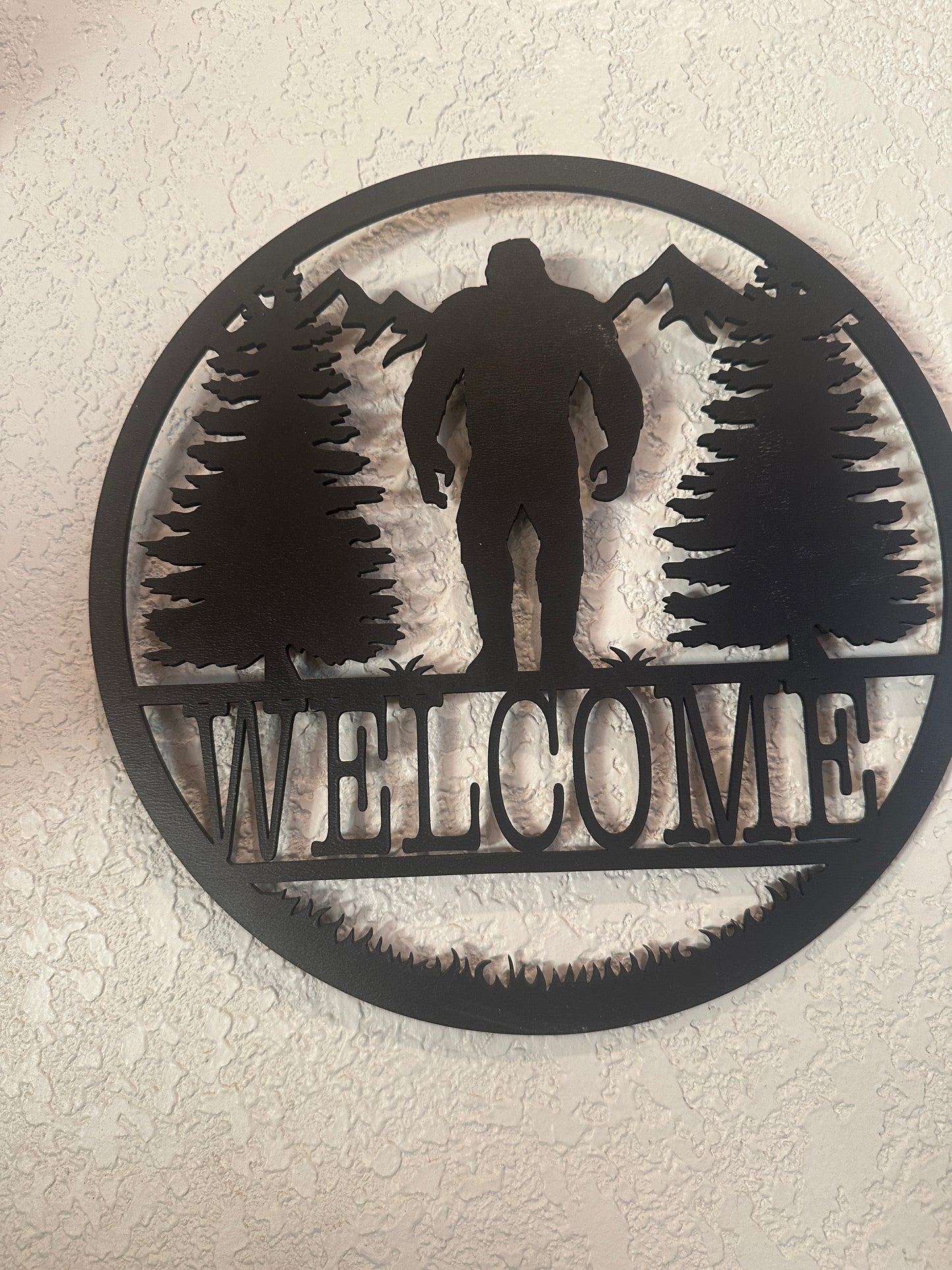 Sasquatch Welcome Sign